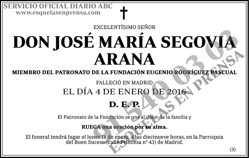 José María Segovia Arana